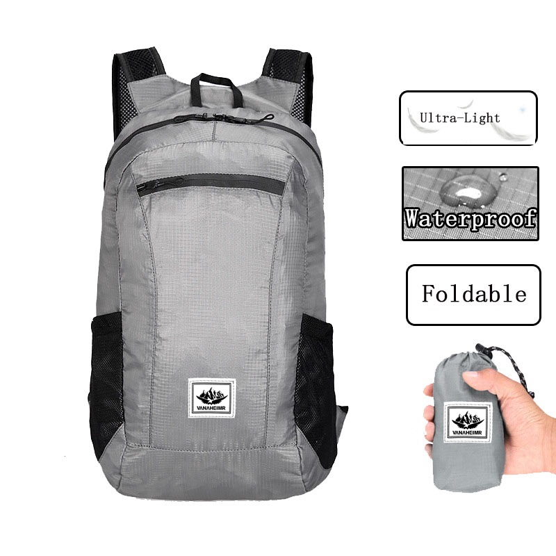 Ngoài Trời Đi Bộ Đường Dài Túi - đánh giá và giá Foldable Backpack Small