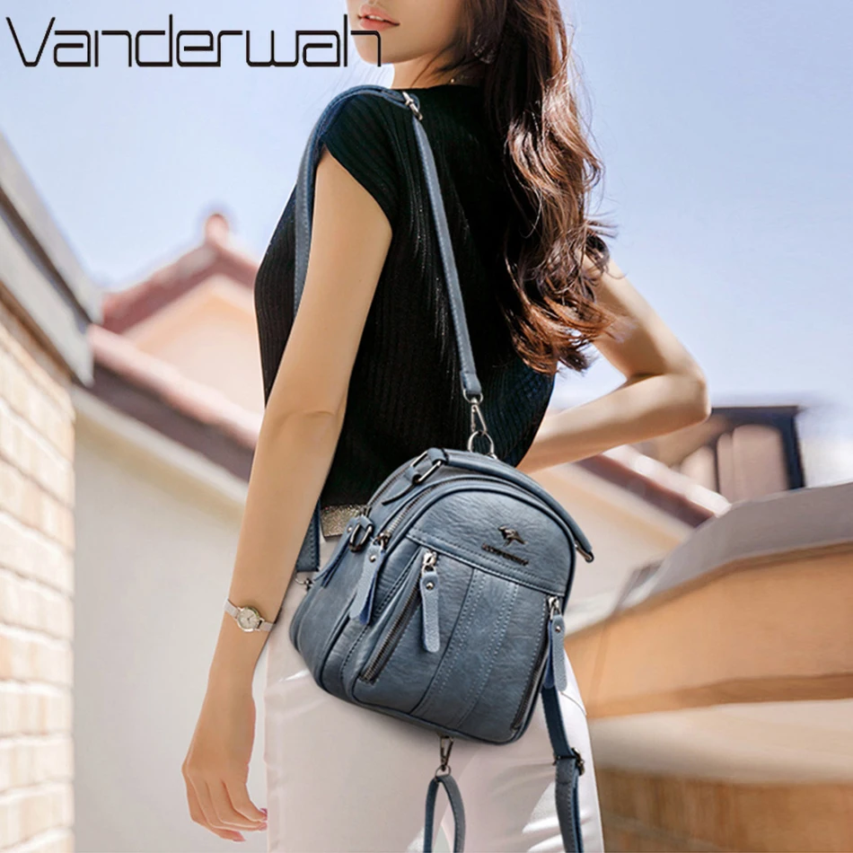 4 Trong 1 Da Lưng Đa Năng Nữ Đ - đánh giá và giá Mini Backpack Purse