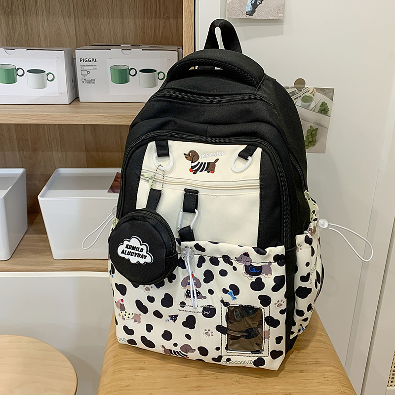 Sweet College Style Spliced Ba - đánh giá và giá School Backpack Teen