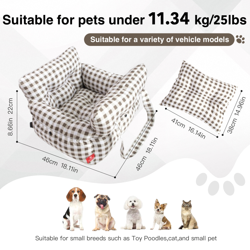 Dog Car Seat Bed Multifunction - đánh giá và giá Foldable Backpack Small