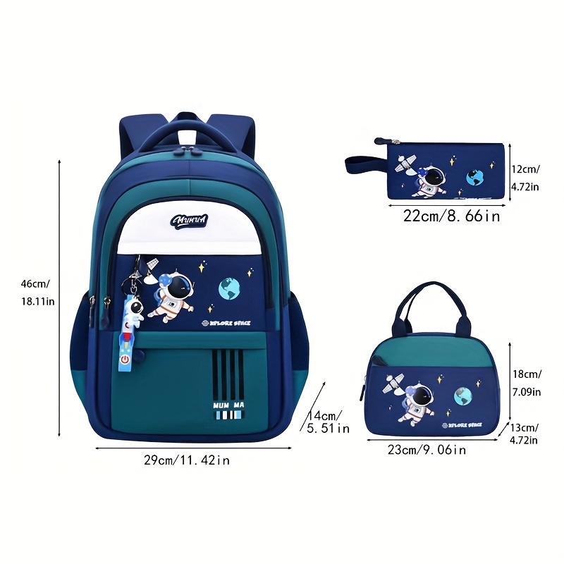 New Astronaut Cartoon Backpack - đánh giá và giá School Backpack Teen