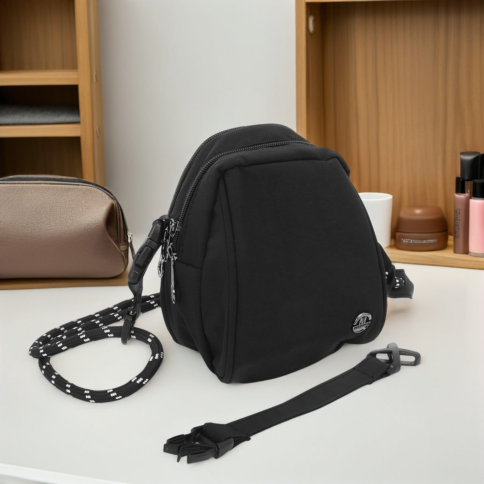 Lightweight Black Shell Bag Cr - đánh giá và giá Mini Backpack Purse